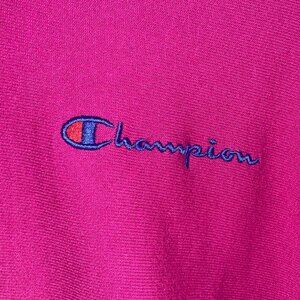 Champion Reverse Weave Hoodie M Fuschia